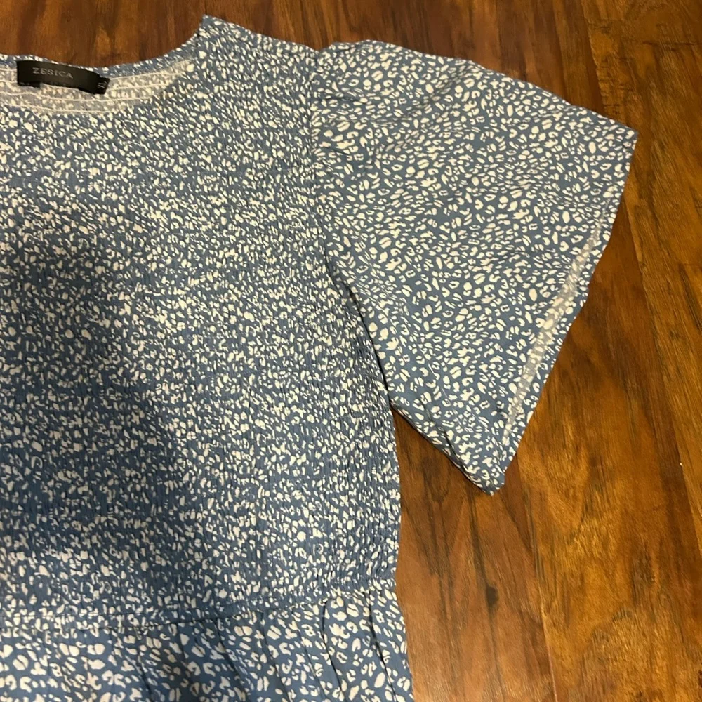 Floral Print Maxi Dress Short Sleeve Flowy Perfect For Summer - Picture 6 of 10